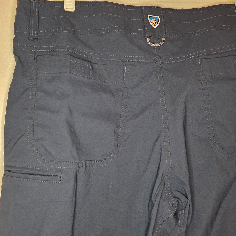 KUHL Mens Blue Nylon Spandex Hiking Cargo Shorts Gorpcore 5121 Size 37 *Measured - Picture 4 of 14